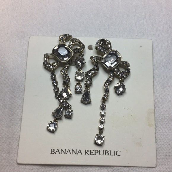 Banana Republic Asymmetric Bow Clip-On Earrings - Picture 5 of 5